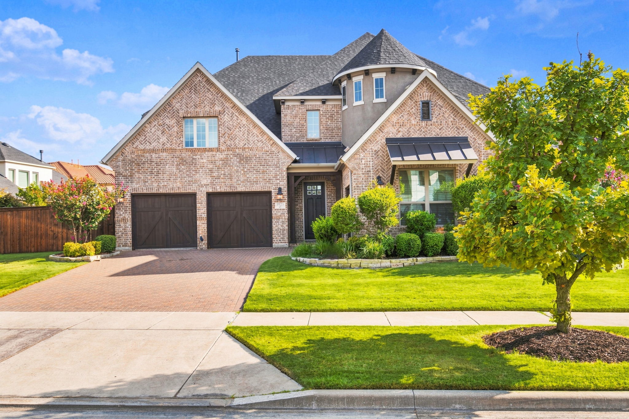 3923 Idlebrook Drive, Frisco TX front exterior